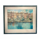 Large mixed media artwork of Cheyne Walk by Rory  Browne.