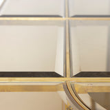 Bronze sectional  Table in the Gabriella Crespi Style .