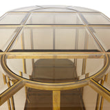 Bronze sectional  Table in the Gabriella Crespi Style .