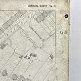 Original Land registry map of Wandsworth circa 1900.
