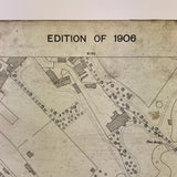 Original Land registry map of Clapham circa 1900.