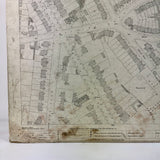 Original Land registry map of Hampstead circa 1900.