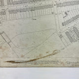 Original Land registry map of Hampstead circa 1900.