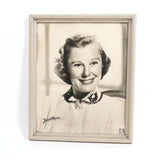 Original framed photo image of June Allyson  circa 1950.