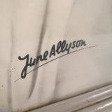 Original framed photo image of June Allyson  circa 1950.