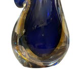 Large Italian Murano 1970's  Sommerso vase.