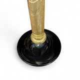 Large pair of signed Murano Glass candlesticks.