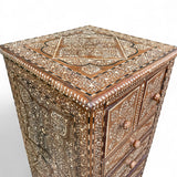 Early twentieth century  Anglo Indian tall chest of drawers .