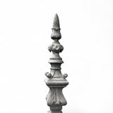 French 19th century zinc weather vain on ebonised plinth.