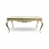 Italian mid century Onyx and bronze coffee table.