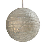Large glass ball hanging pendant light by Doria Leuchten circa 1970.