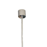 Large glass ball hanging pendant light by Doria Leuchten circa 1970.
