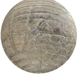 Large glass ball hanging pendant light by Doria Leuchten circa 1970.
