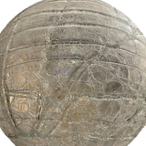Large glass ball hanging pendant light by Doria Leuchten circa 1970.