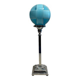 British Art Deco table lamp on chrome base circa 1930.