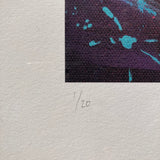 Framed 'SPACE SPAGHETTI HOOP' Limited Edition Print By JEREMY JONES