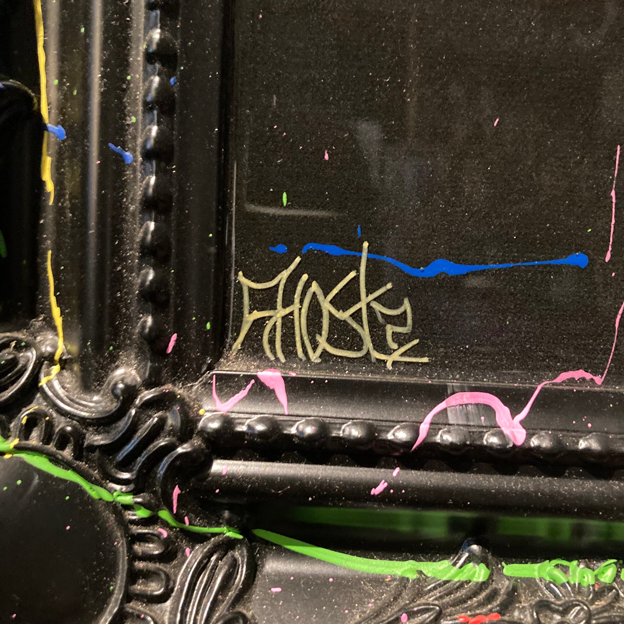 'Till Death Do Us Part ' original artwork by Graffiti artists Ghost .