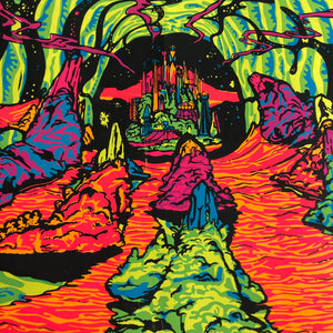 Original 1970's psychedelic poster  '2000 Light Years From Home'.