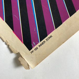 Original 1970's psychedlic poster 'Inner Zonk'