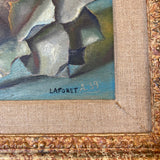 Framed early twentieth century expressionist  still life .