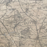 Large antique framed map