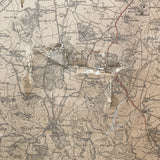 Large antique framed map