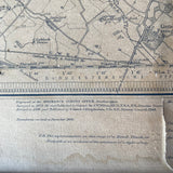 Large antique framed map