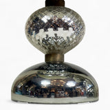 Large pair of Italian mercury glass table lamps.