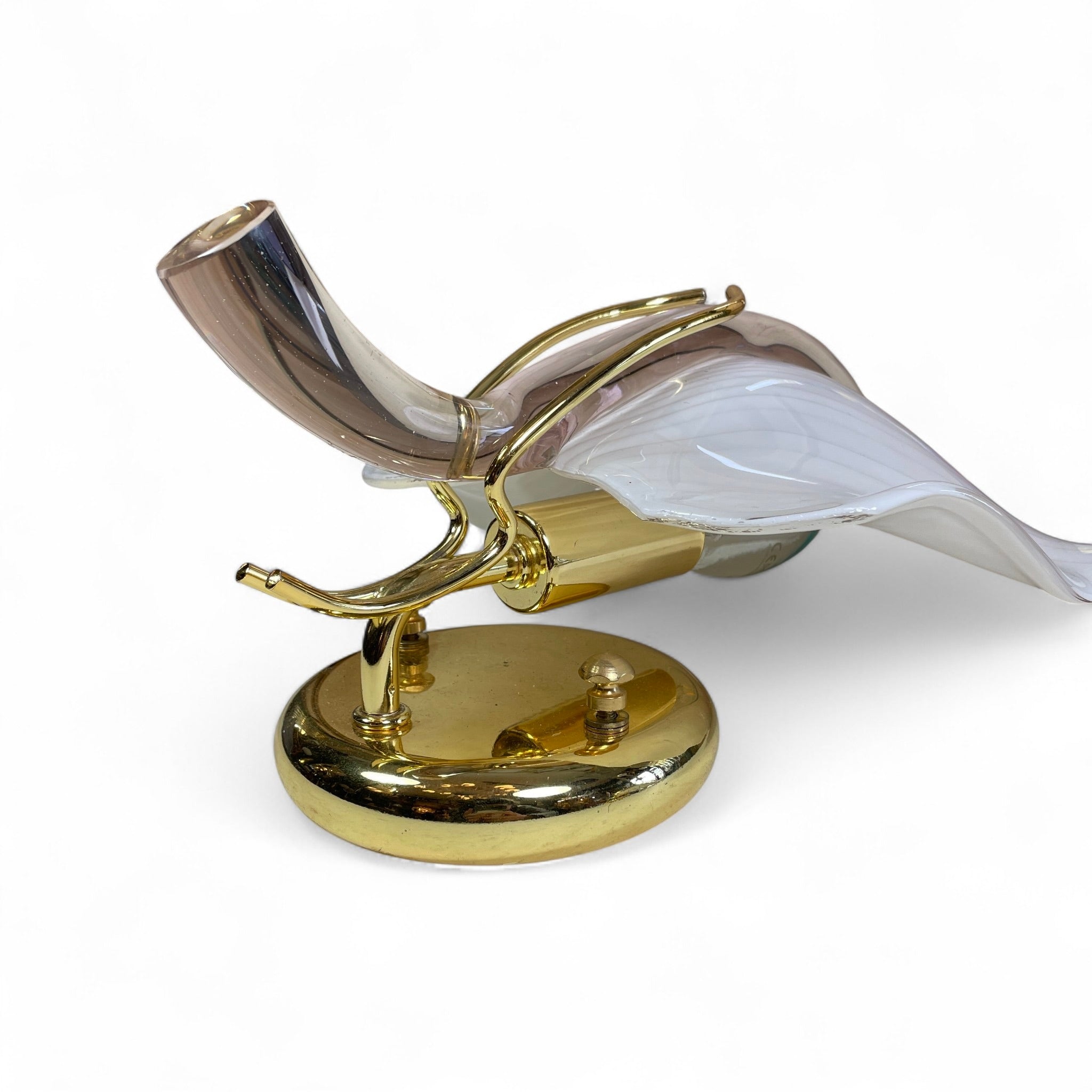 large pair of Murano glass wall lights .