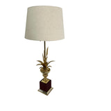 Vintage french wheatsheaf table lamp in the style of Maison Charles.