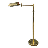 Vintage Italian brass articulated reading lamp.