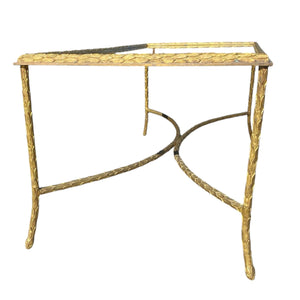 Maison Charles 'Palmier' bronze coffee table.