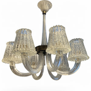 Large 1940's Original Barovier Murano chandelier.