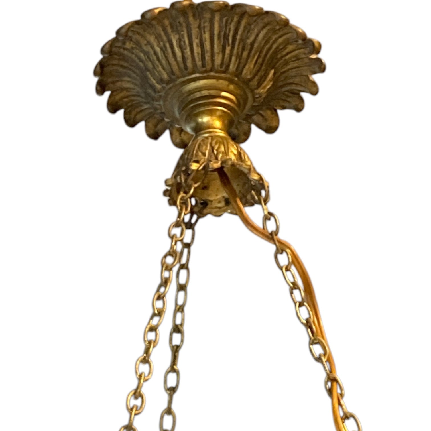 Early twentieth century alabaster lamp with gilt bronze mounts.