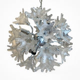 Original 1970's Italian sputnik chandelier .