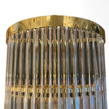 Spectacular and gigantic pair of 1970's Murano wall lights.