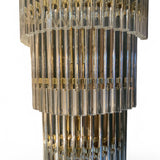 Spectacular and gigantic pair of 1970's Murano wall lights.