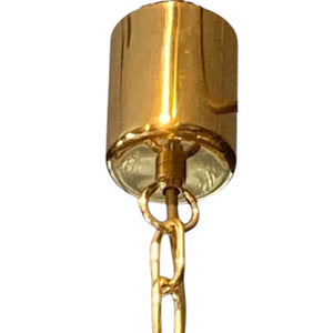 Attractive 1960's green Murano glass pendant light.