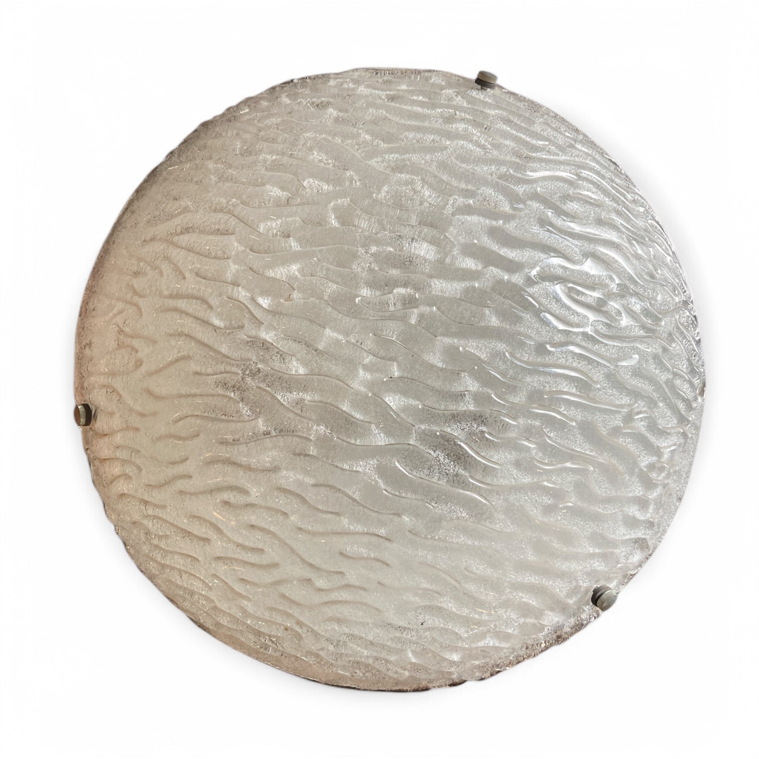 Large 1970's Murano ceiling flush light.