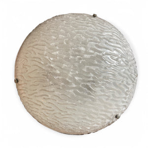 Large 1970's Murano ceiling flush light.