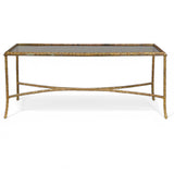 Maison Charles 'Palmier' bronze coffee table.