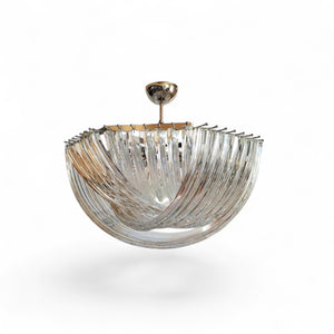 Large ,Murano glass ,Triedri plafonier.