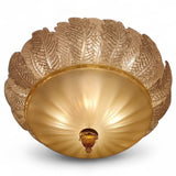 Striking Murano glass plafonier in the style of Barovier .