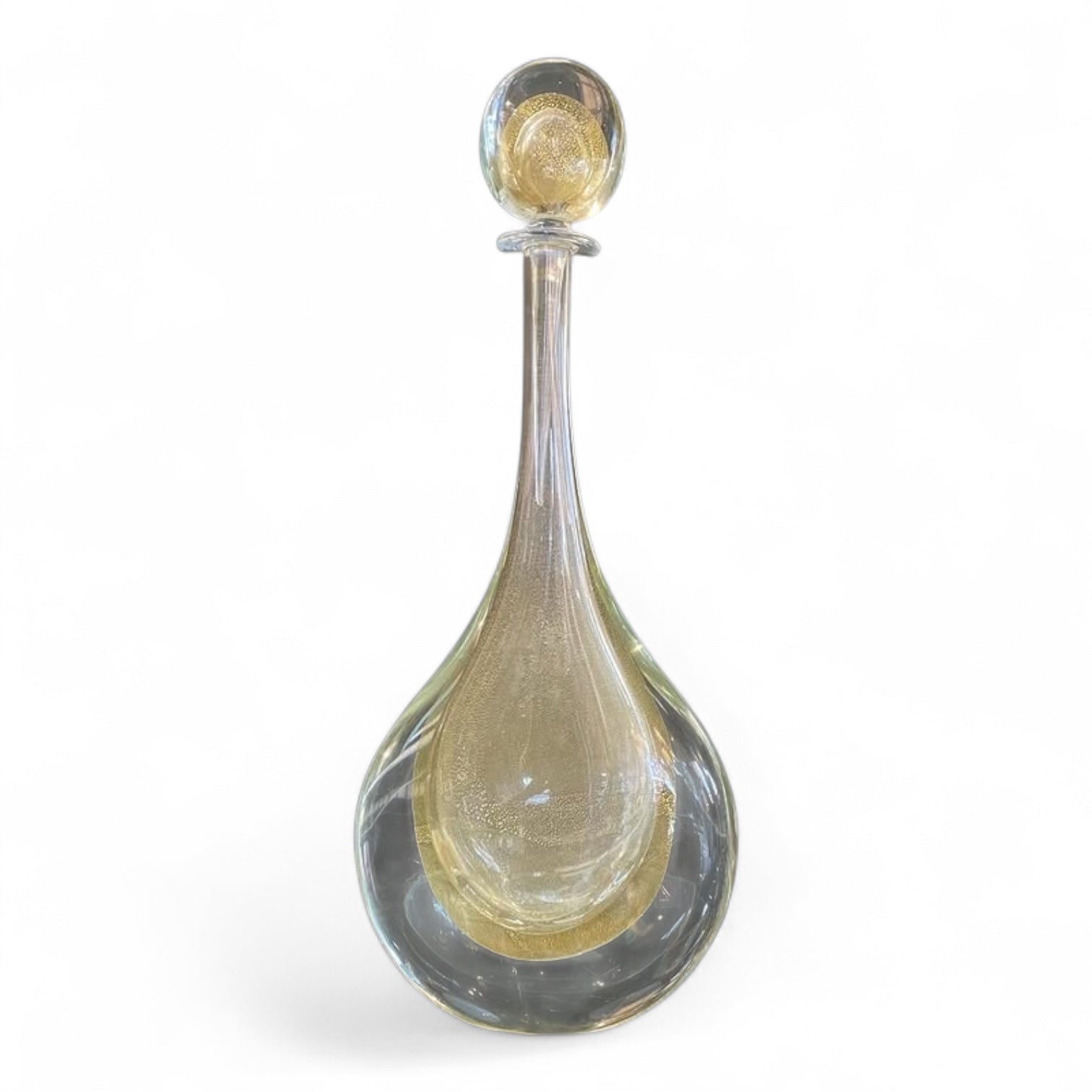 Very large Murano glass decanter