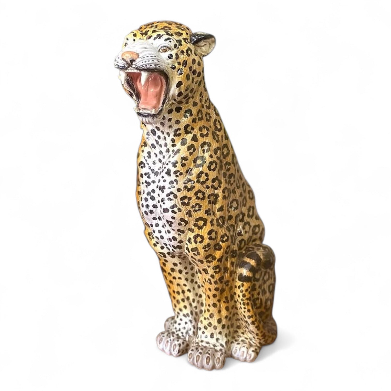 Large mid century Italian model of Leopard .