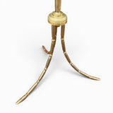 Decorative pair of french Faux bamboo side tables .