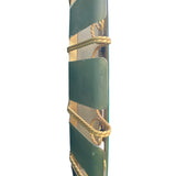 Large steel and brass 1970's  Italian back lit mirror.