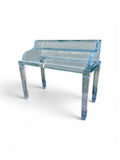 A superb custom made Italian late 1970's Perspex desk by Fabian Art .