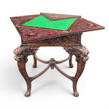 Decorative mid twentieth century Chinese card table .
