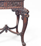 Decorative mid twentieth century Chinese card table .